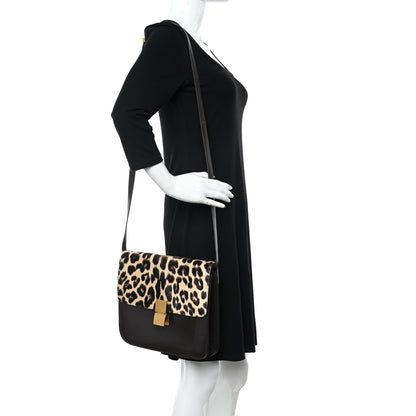 Celine Smooth Calfskin Large Classic Box Flap Bag Black 2 of 17