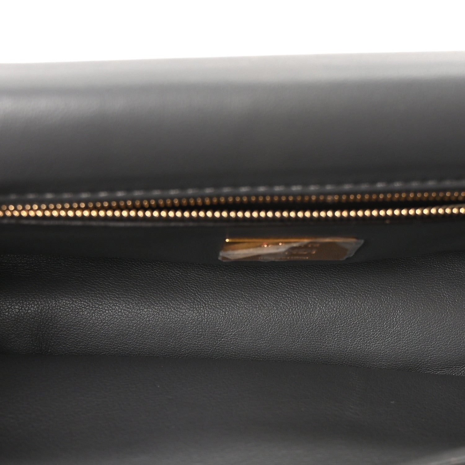 Fendi Nappa Small FF Embossed Mid Chain Baguette Anthracite 5 of 9