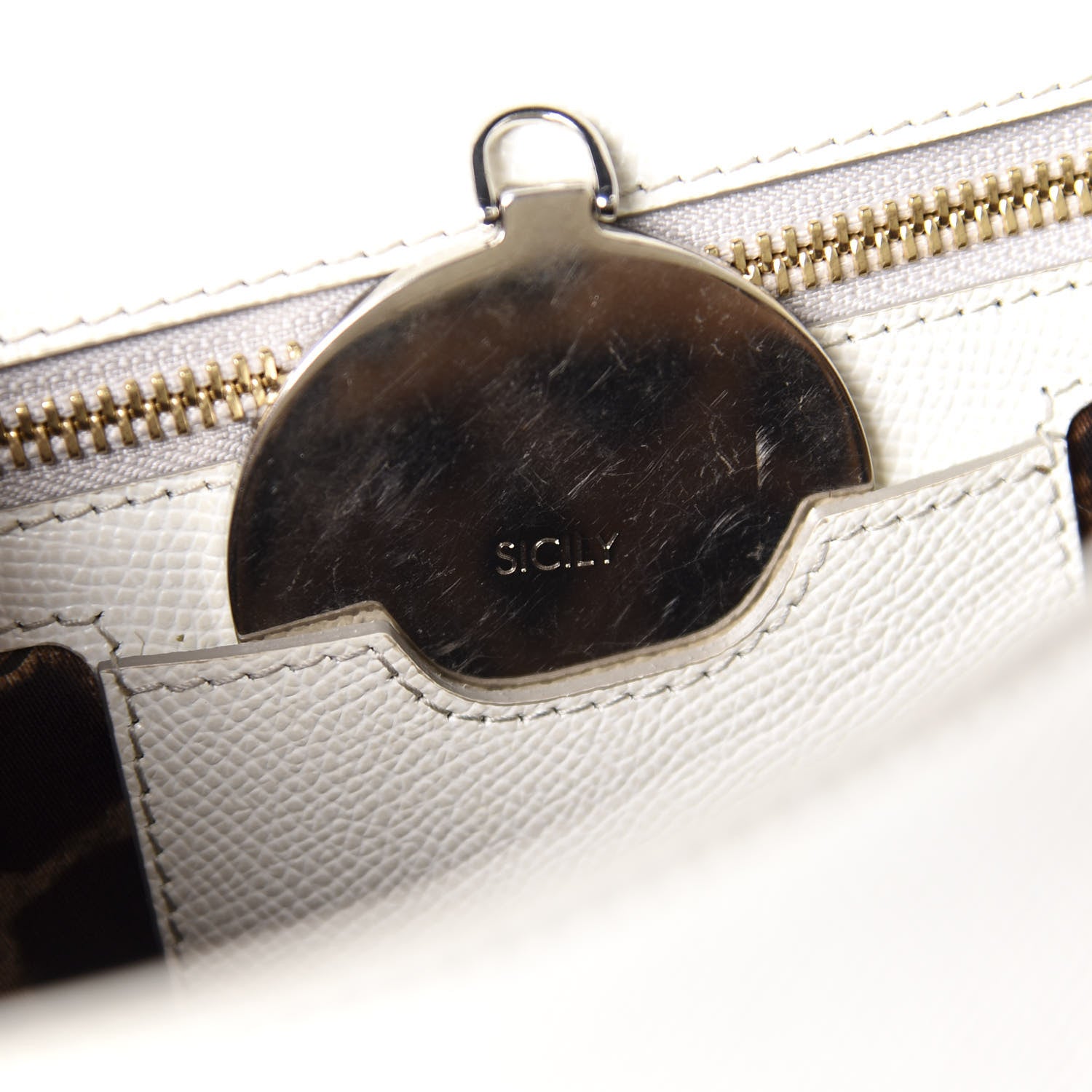 Dolce & Gabbana Dauphine Medium Miss Sicily Satchel White 10 of 11