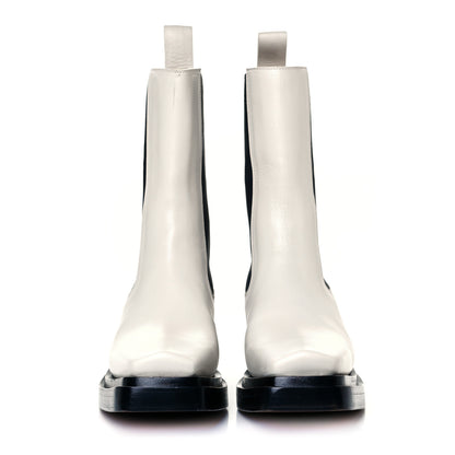 Bottega Veneta Calfskin Lean Mid-Calf Boots 39 Wax 2 of 7