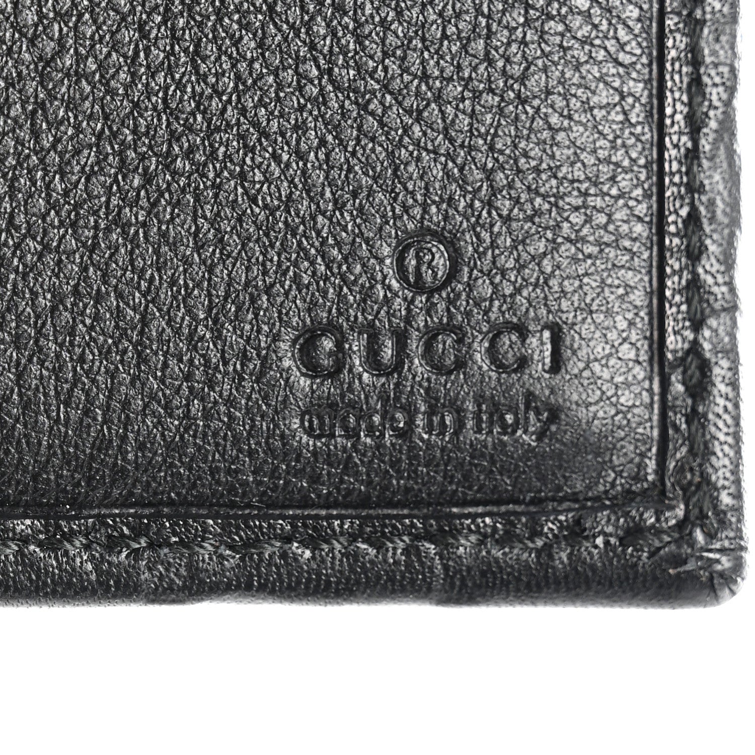 Gucci Guccissima Passport Case Black 6 of 8