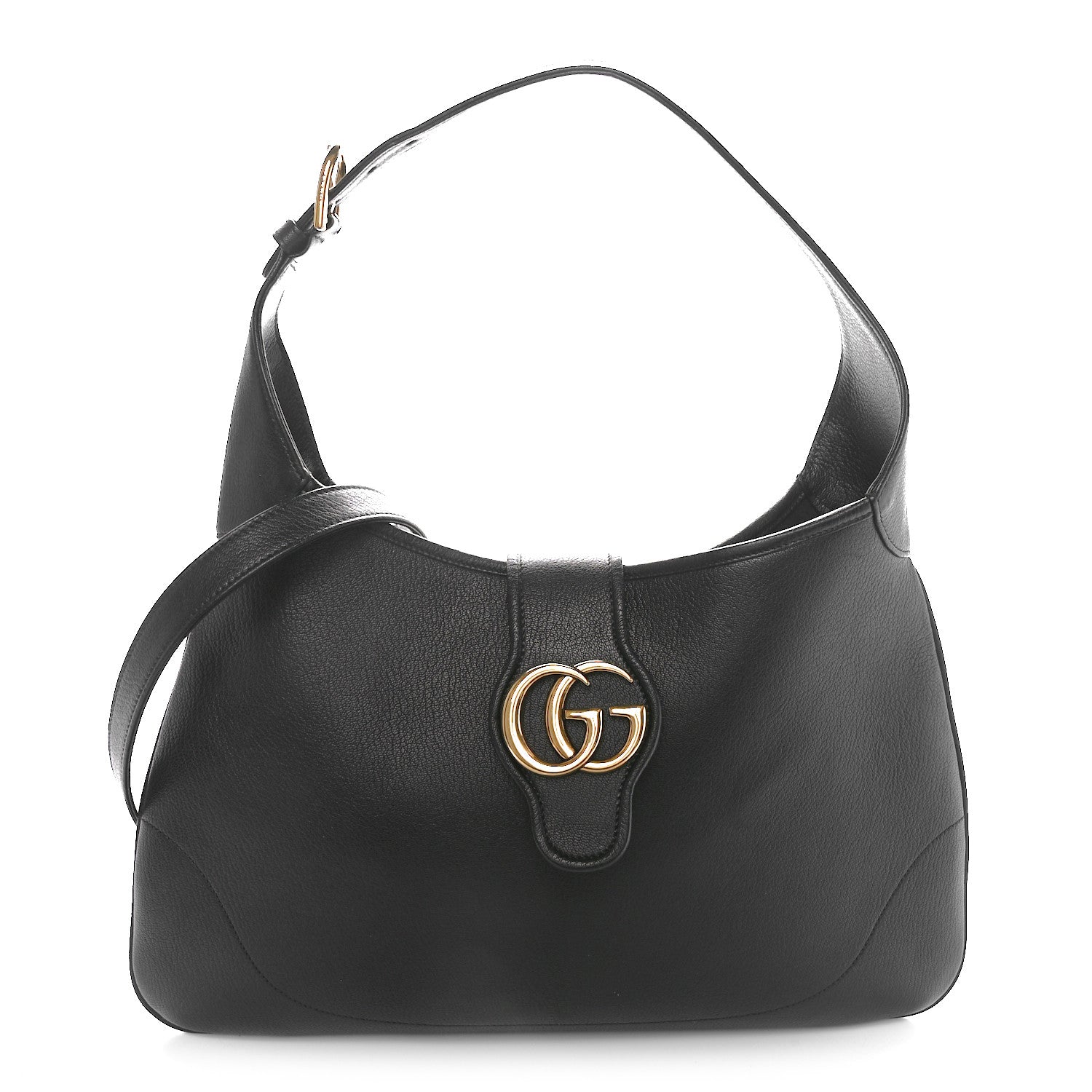 Gucci Goatskin Medium Aphrodite Shoulder Bag Black 1 of 11