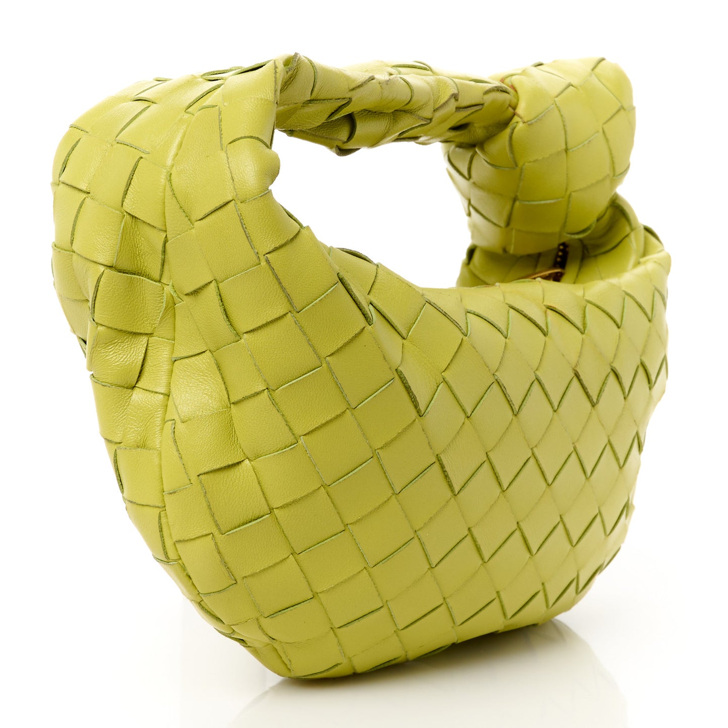 BOTTEGA VENETA Nappa Intrecciato Mini Jodie Kiwi