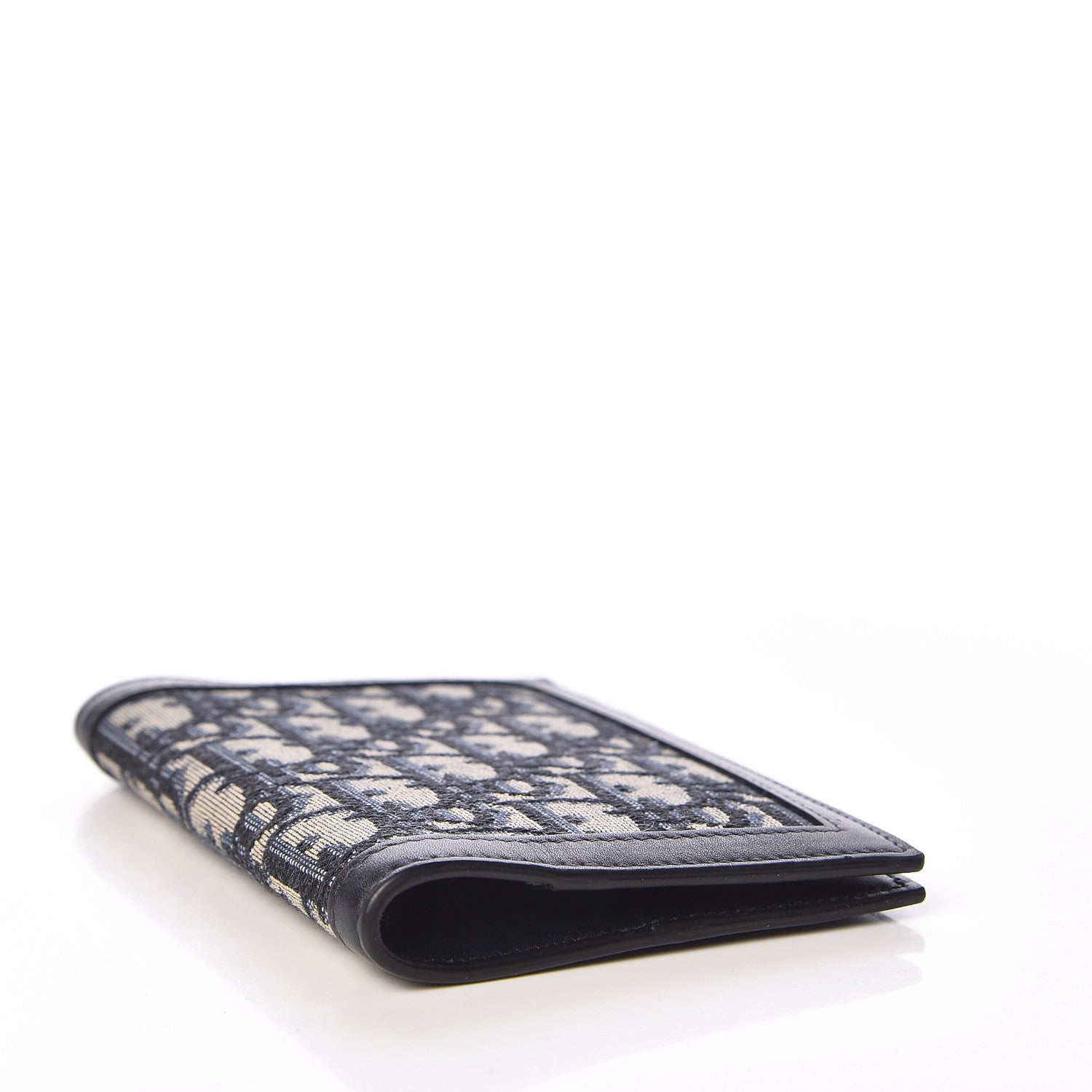 Christian Dior Calfskin Oblique Passport Holder Blue 4 of 7