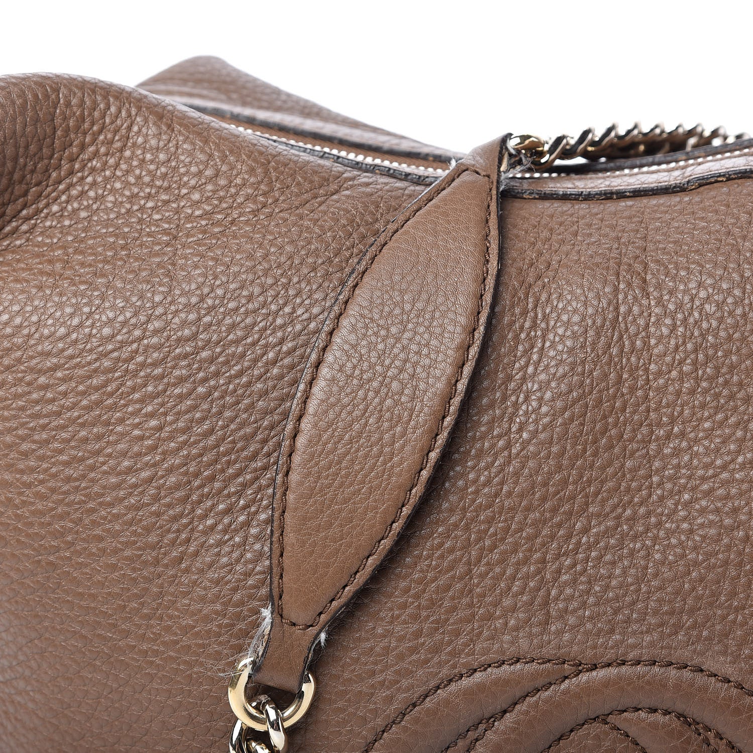 Gucci Cellarius Calfskin Medium Soho Chain Hobo Acero 10 of 12