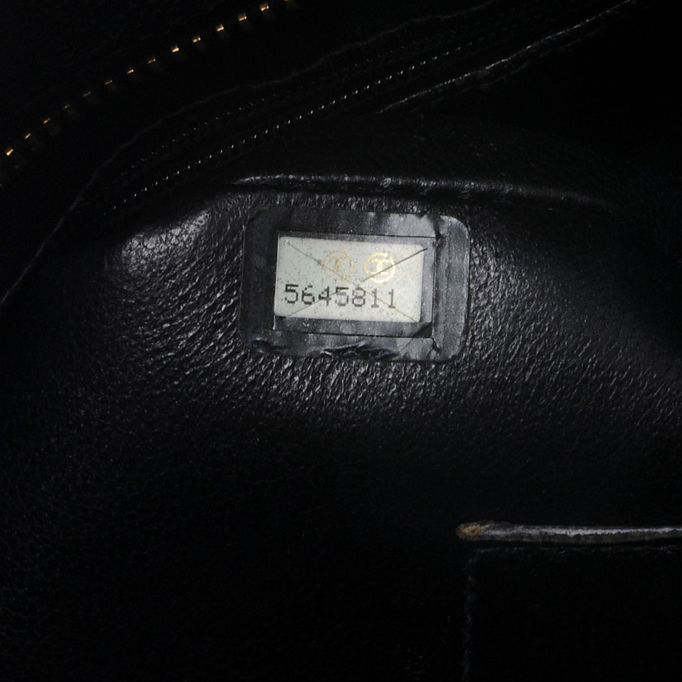 Caviar Medallion Tote Black