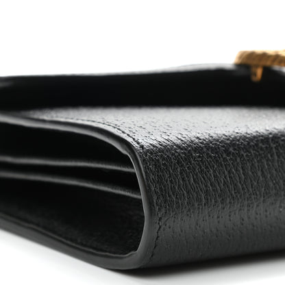 Gucci Calfskin Web Mini Dionysus Chain Wallet Black 9 of 11