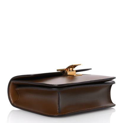 Celine Box Calfskin Teen Classic Box Flap Bag Camel 4 of 12