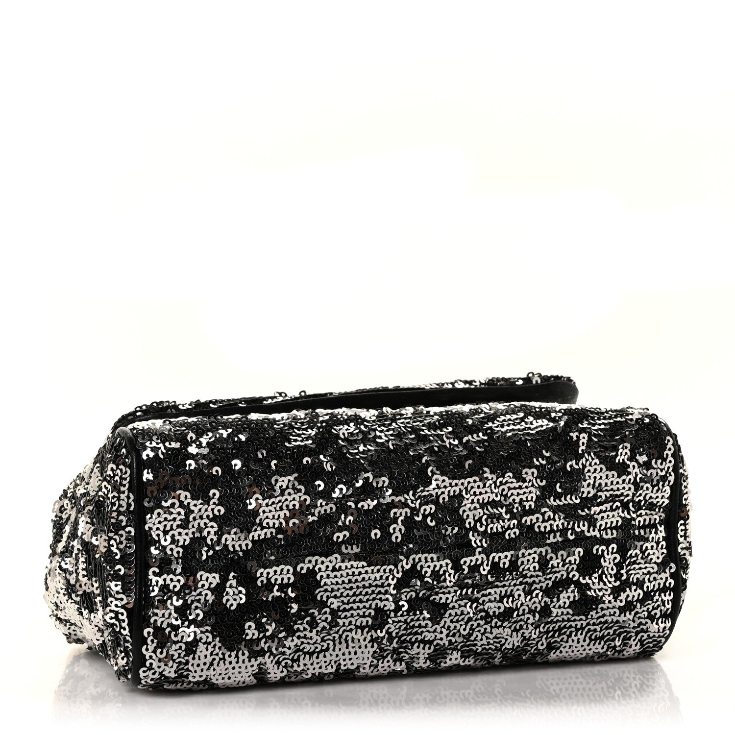 Dolce & Gabbana Sequin Small Miss Sicily Satchel Black 4 of 10
