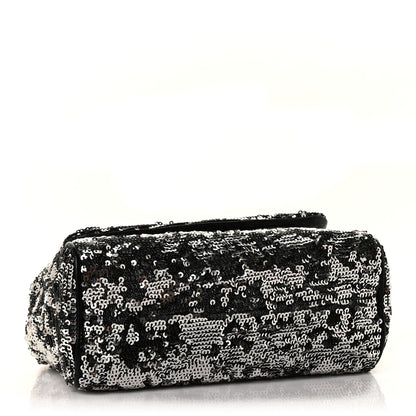 Dolce & Gabbana Sequin Small Miss Sicily Satchel Black 4 of 10