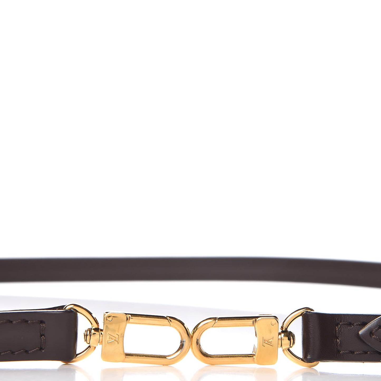 Calfskin 12mm Adjustable Shoulder Strap Brown