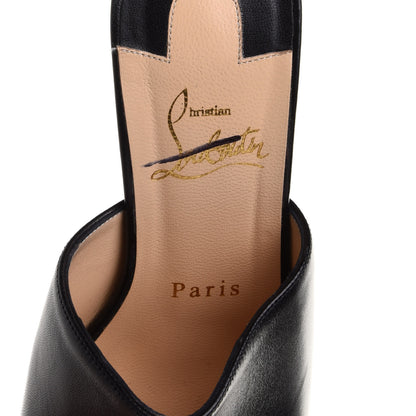 Christian Louboutin Shiny Nappa Pigamule 100 Slide Sandals 37 Black 6 of 9