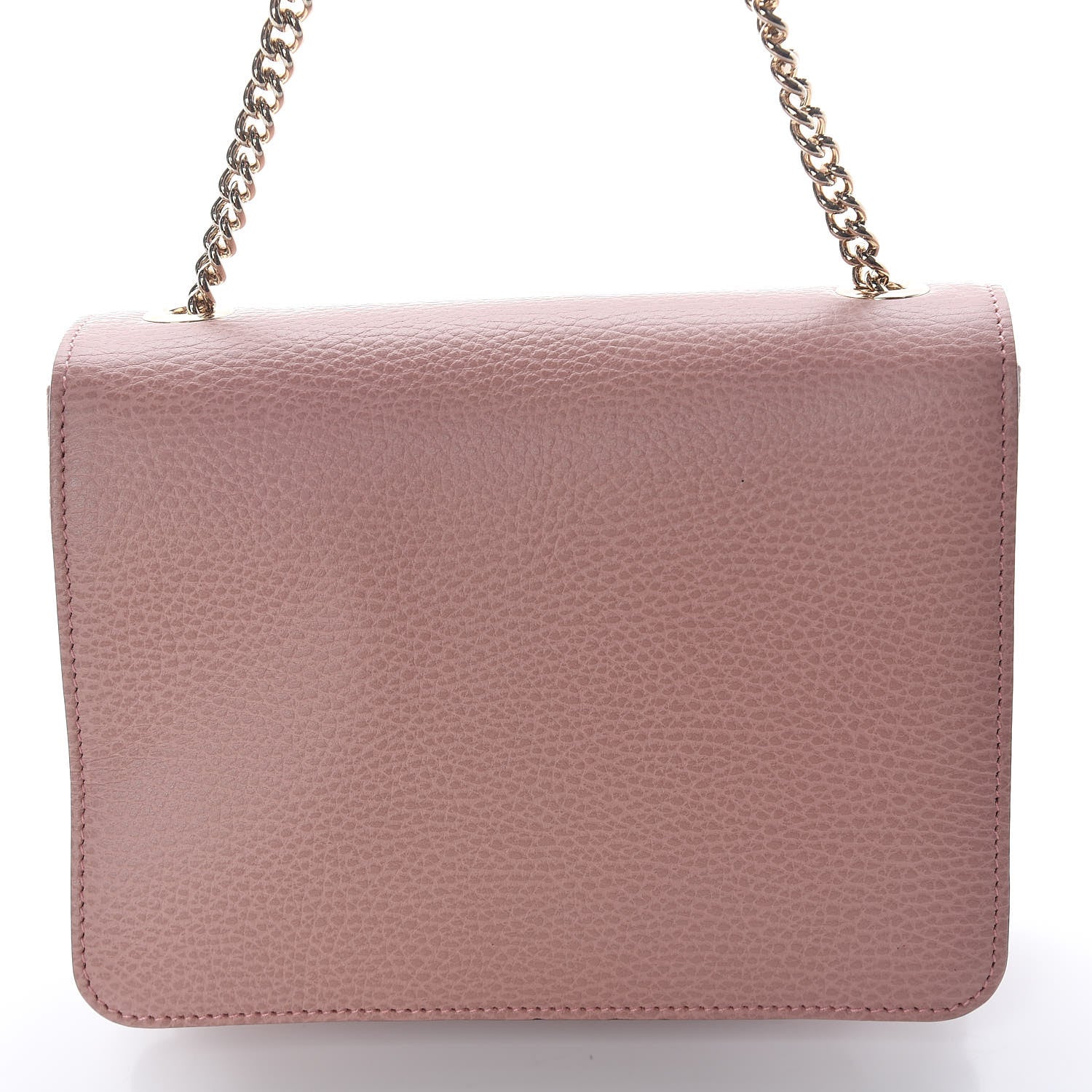 Gucci Dollar Calfskin Small Interlocking G Shoulder Bag Soft Pink 10 of 12