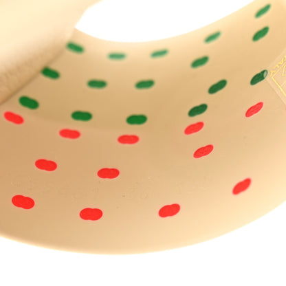 Gucci Rubber Web Womens Interlocking G Slide Sandals 36 Mystic White Green Red 7 of 8