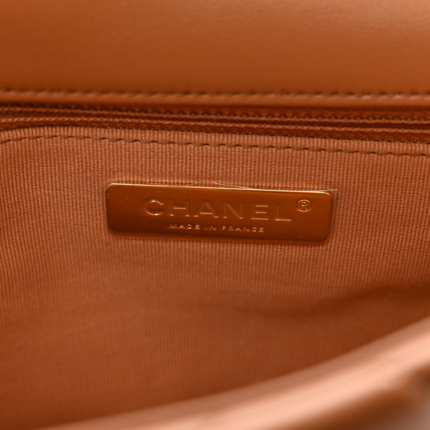 Chanel Lambskin Quilted Medium Chanel 19 Flap Light Brown 7 of 10