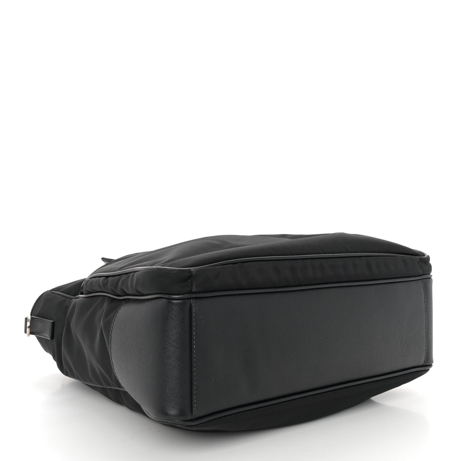 Prada Tessuto Nylon Saffiano Tote Black 4 of 10