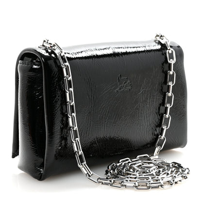 Christian Louboutin Naplak Patent Calfskin Monochrome Loubi54 Shoulder Bag Zaffiro 3 of 11