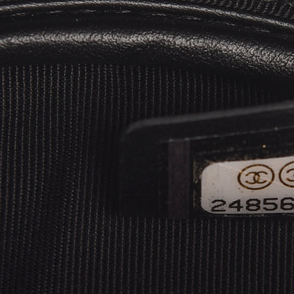 Chanel Iridescent Caviar Quilted Zip Around Classic Coin Purse Black 7 of 8