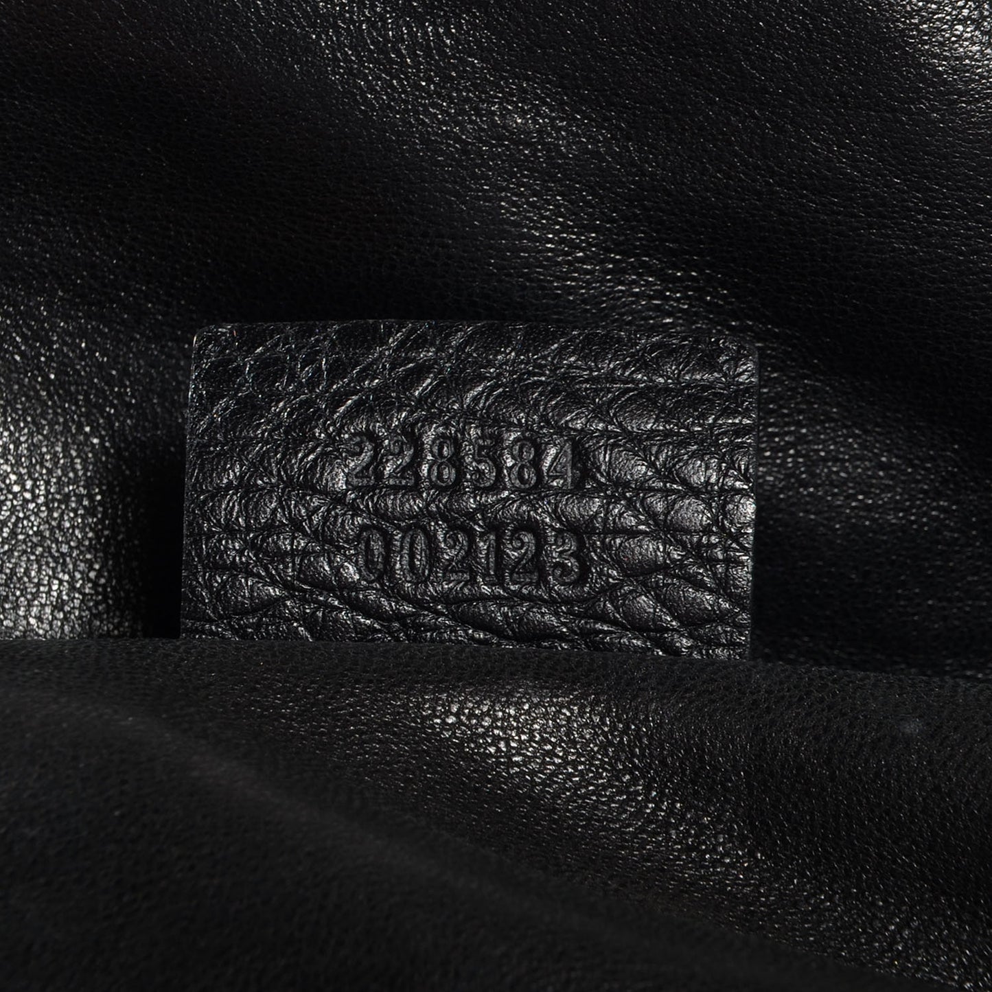 Leather Icon Bit Medium Shoulder Bag Black