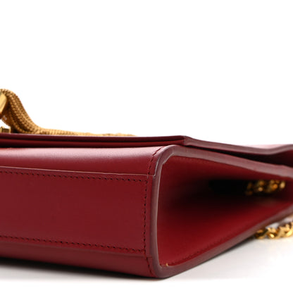 Saint Laurent Smooth Calfskin Medium Classic Monogram Kate Tassel Satchel New Lipstick 8 of 9