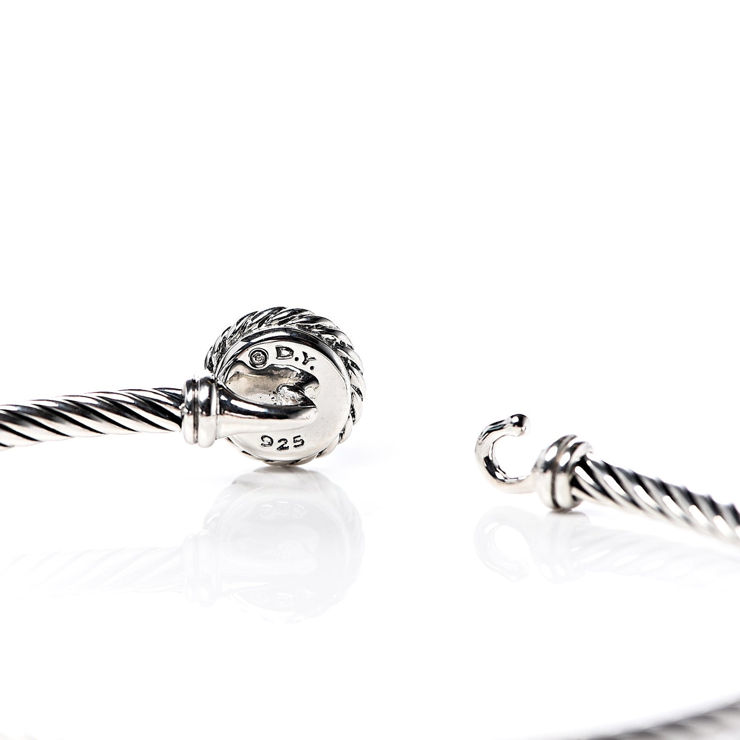 Sterling Silver Blue Topaz 3mm Chatelaine Bracelet