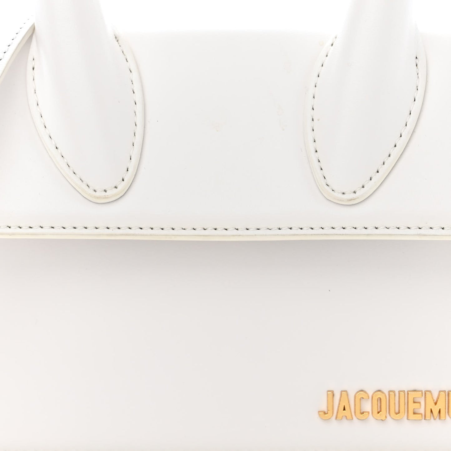 Smooth Calfskin Le Chiquito Moyen White