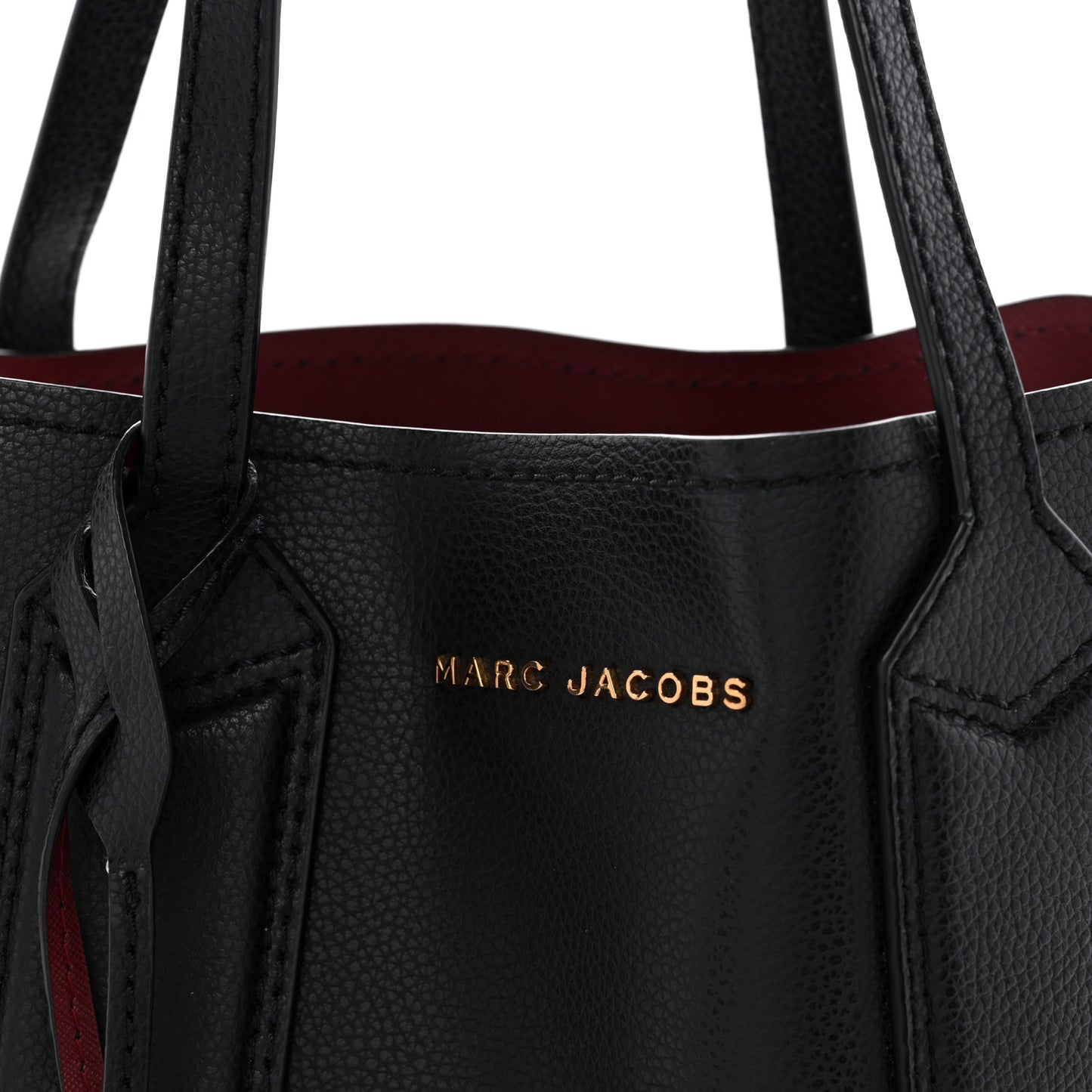 Pebbled Calfskin The Editor 38 Tote Black