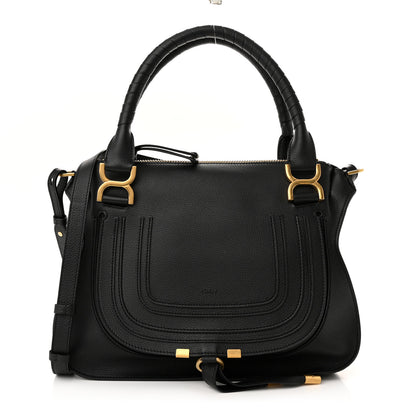 Chloe Calfskin Medium Marcie Satchel Black 1 of 10