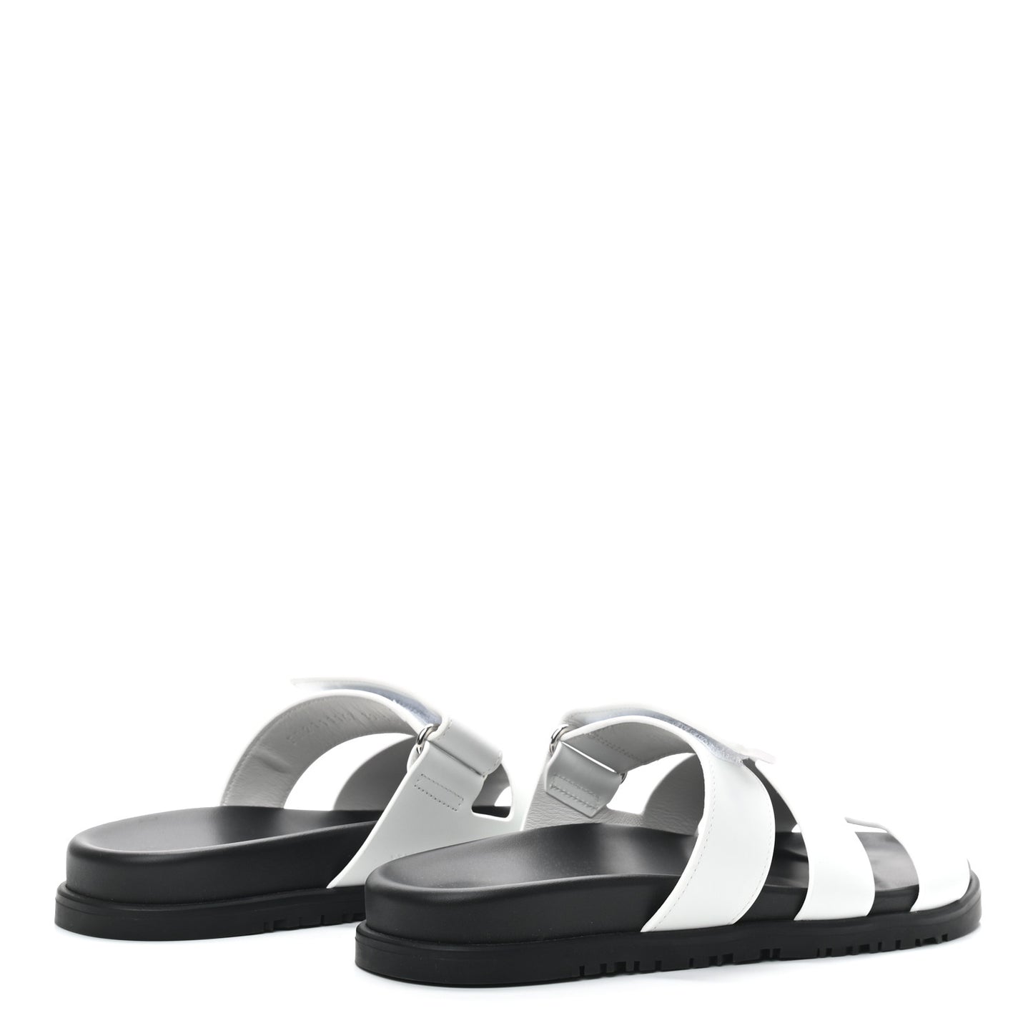 Calfskin Womens Chypre Sandals 39 White
