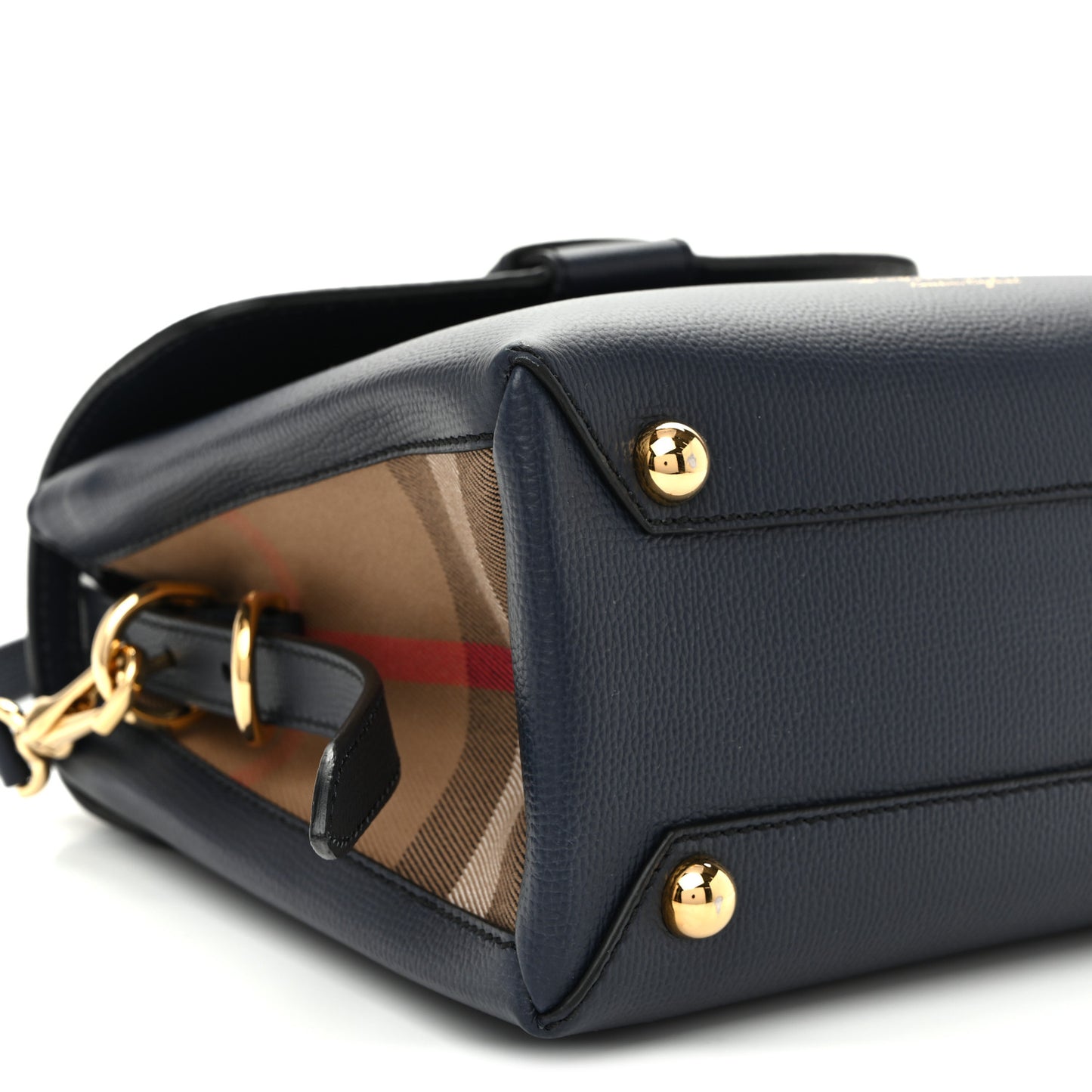 Derby Calfskin House Check Medium Camberley Ink Blue