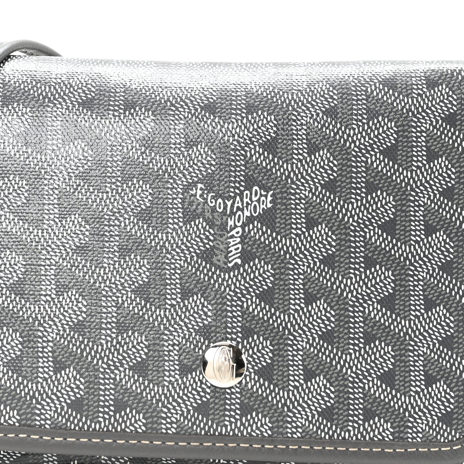 Goyard Goyardine Plumet Wallet Clutch Grey 8 of 10