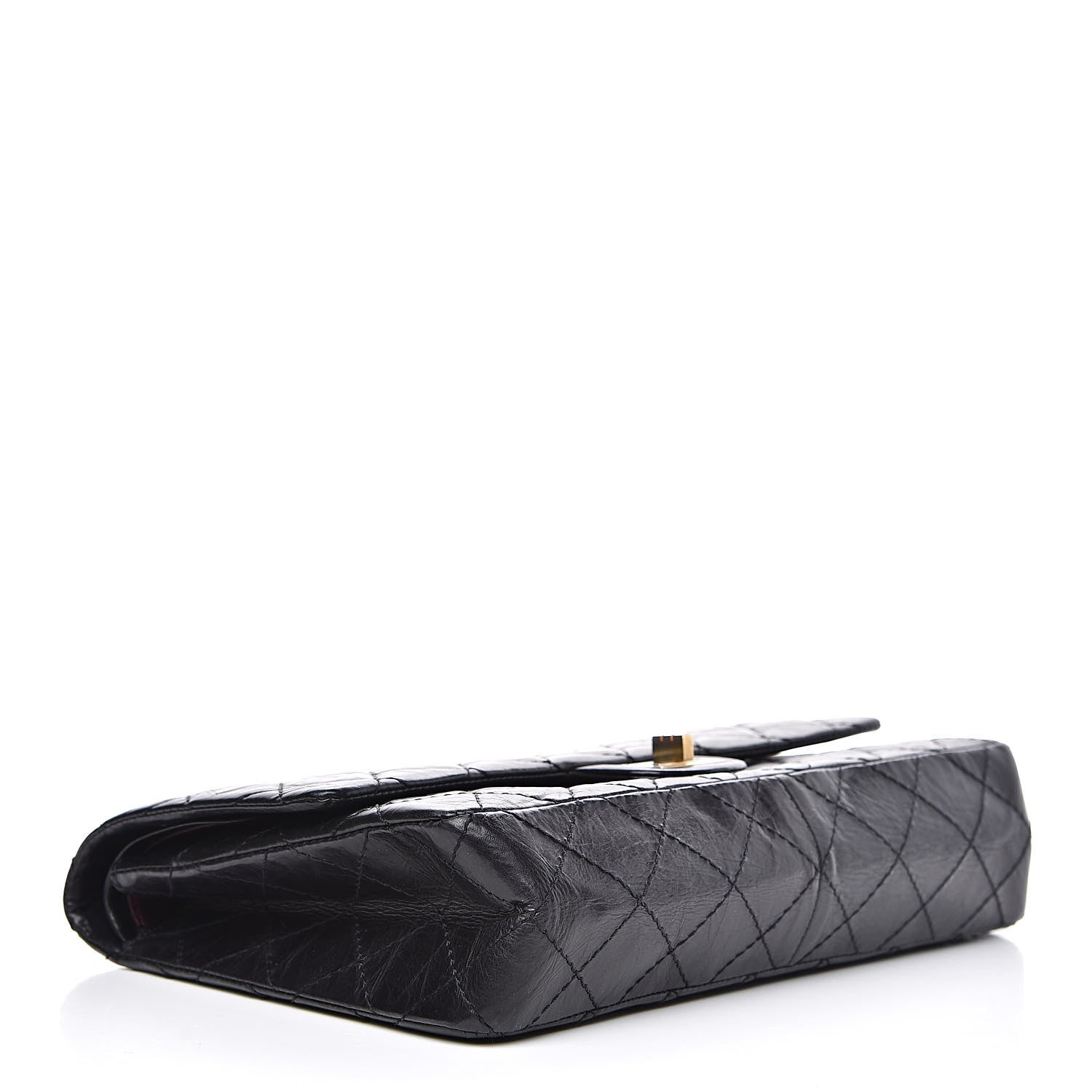 Chanel Aged Calfskin 50th Anniversary 2.55 Reissue 225 Flap Black 4 of 14