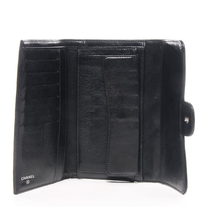 Chanel Calfskin Quilted Reissue Long Flap Wallet Black 5 of 7