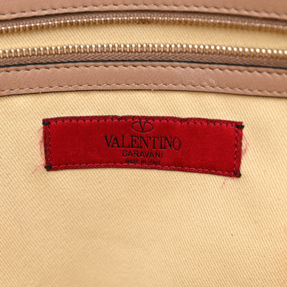 Valentino Garavani Vitello Rockstud Dome Shopper Alpaca 6 of 14