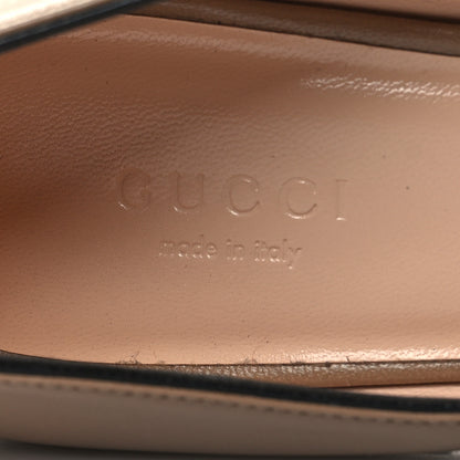 Gucci Malaga Kid GG Marmont Fringe 50mm Loafer Pumps 37 Mud 8 of 9