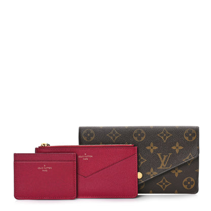 Louis Vuitton Monogram Jeanne Wallet Fuchsia 3 of 9