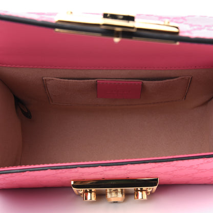 Gucci Guccissima Small Padlock Shoulder Bag Flush 4 of 5