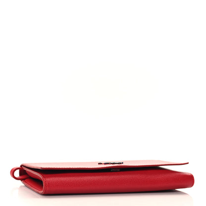 Alexander McQueen Calfskin Insignia Pouch Red 4 of 10