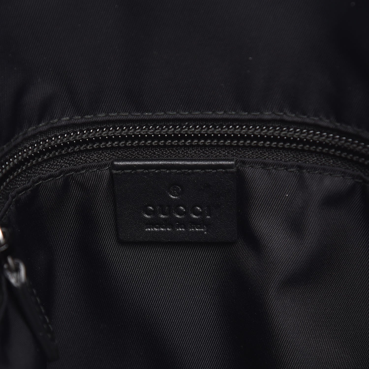 Gucci GG Supreme Monogram Web Messenger Bag Black 6 of 11