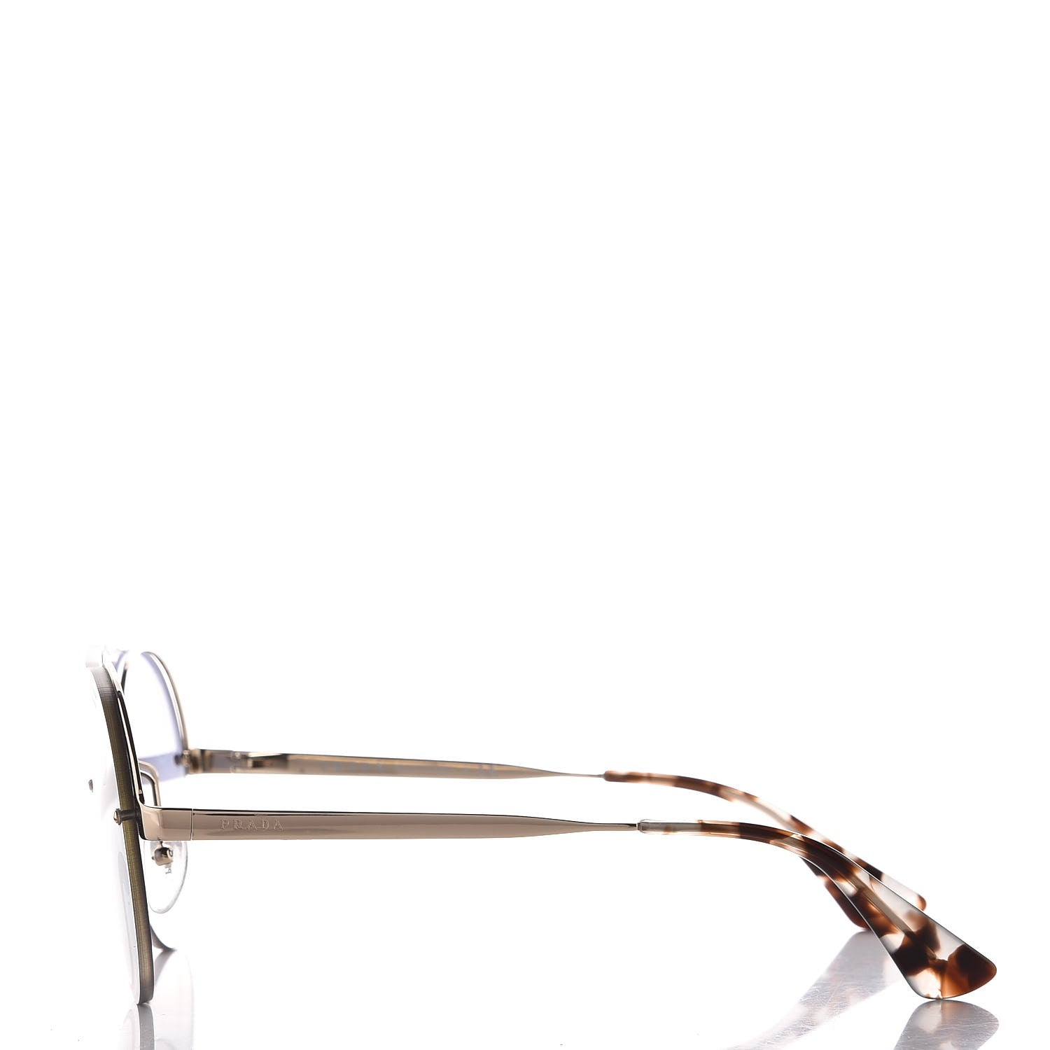 Prada Round Gradient Sunglasses SPR 65T Blue 3 of 8