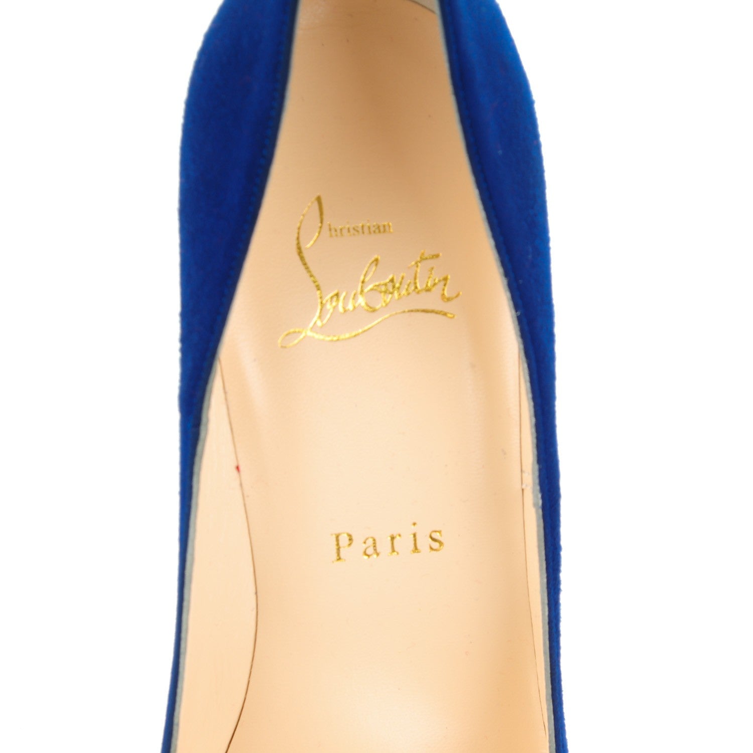 Christian Louboutin Suede So Kate 120 Pumps 38 Navy 7 of 8