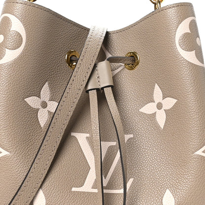 Louis Vuitton Empreinte Monogram Giant Neonoe MM Tourterelle Creme 8 of 10