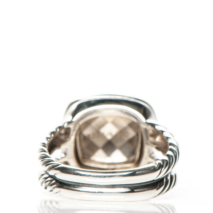 David Yurman Sterling Silver 18K Yellow Gold 11mm Albion Dome Ring 58 8.5 3 of 5