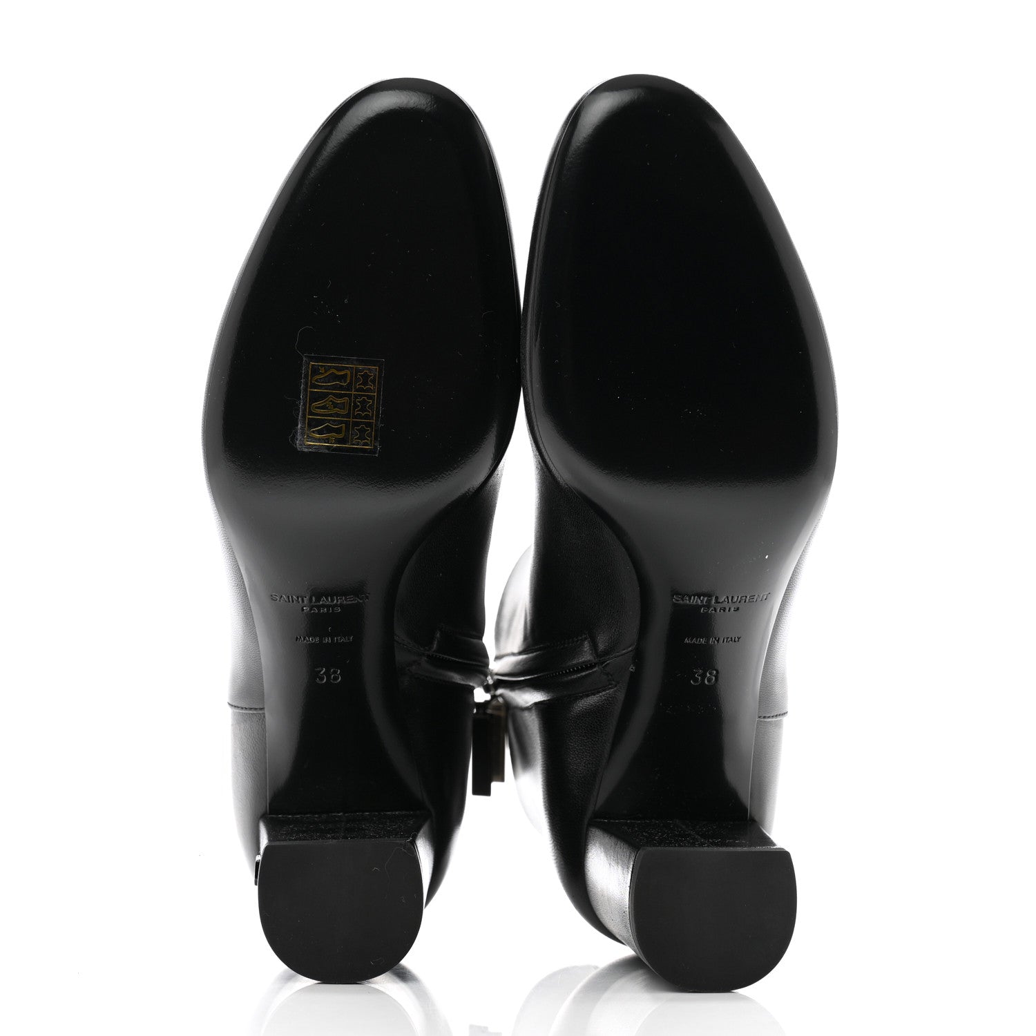 Saint Laurent Nappa Vendome Loulou Ankle Zip Boot 38 Black 5 of 10