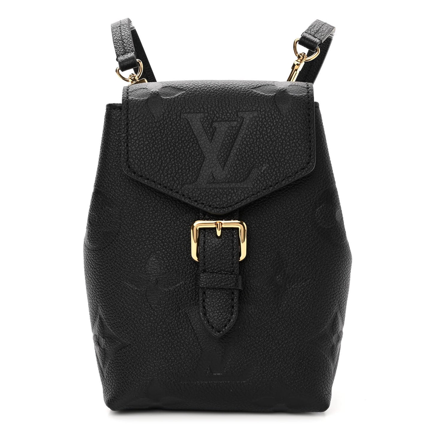 Empreinte Monogram Giant Tiny Backpack Black