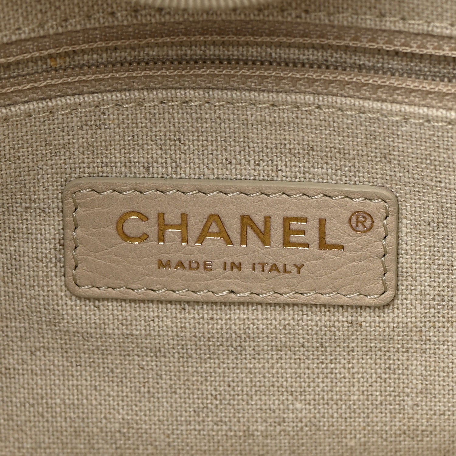 Chanel Mixed Fibers Small Deauville Tote Beige Black 7 of 12