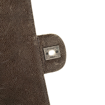 Chanel Crumpled Grained Calfskin Jumbo CC Crave Flap Beige 8 of 12