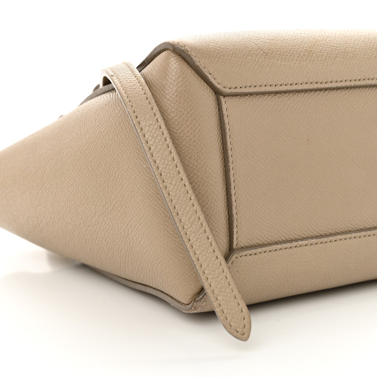 Celine Grained Calfskin Nano Belt Bag Light Taupe 9 of 21