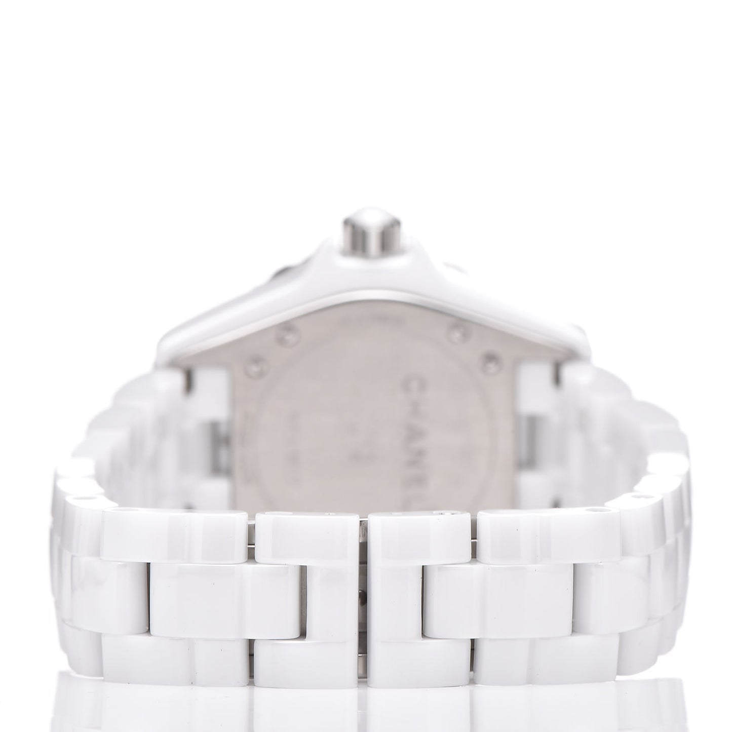 Stainless Steel Ceramic 33mm J12 Quartz Watch White