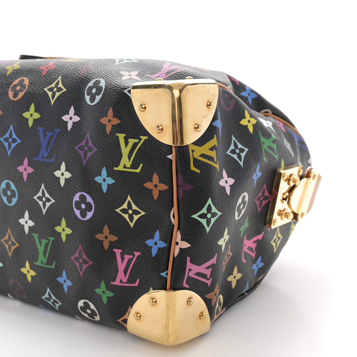 Louis Vuitton Monogram Multicolor Speedy 30 Black 9 of 10